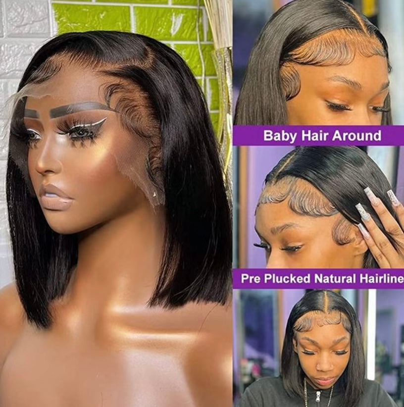 Lace front wig