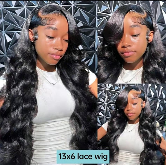 Lace front wig