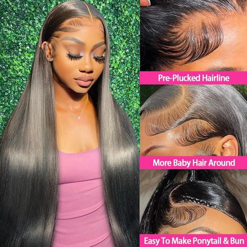 Lace front wig