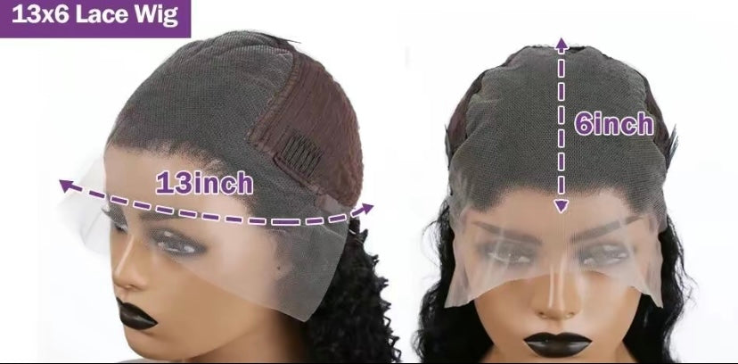 Lace front wig