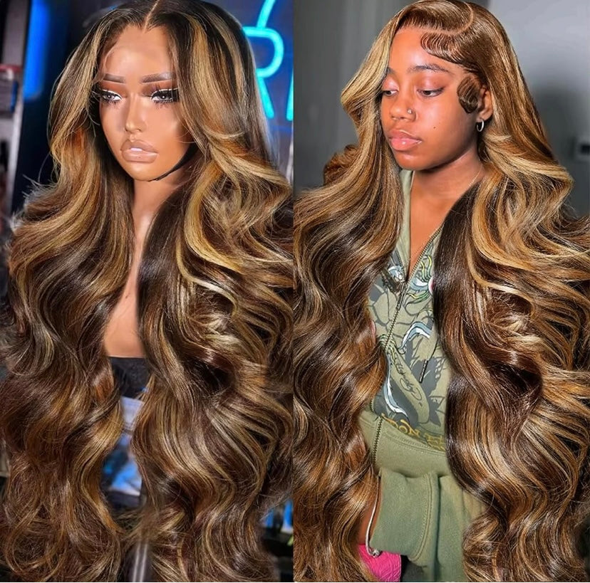 Lace front wig